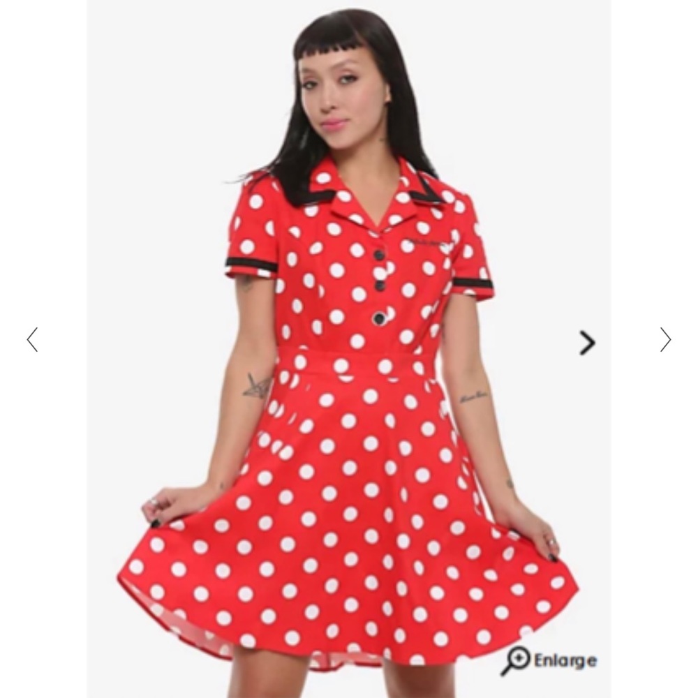 Minnie Mouse hot topic dress, XL, NWOT